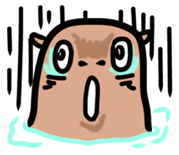 Capybara hot tub sticker #4917241