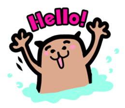 Capybara hot tub sticker #4917259