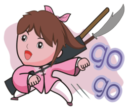 Taichi Girl sticker #4917643