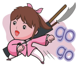 Taichi Girl sticker #4917643