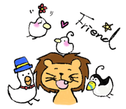 We are friends sticker #4918028