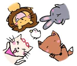 We are friends sticker #4918053