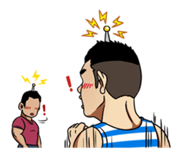 Rainbow boys sticker #4918065