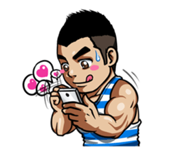 Rainbow boys sticker #4918069