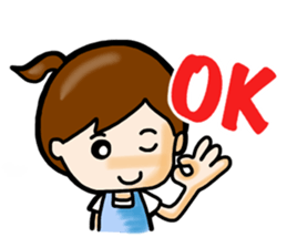 Sling Pant Girl-PANPAN sticker #4918382