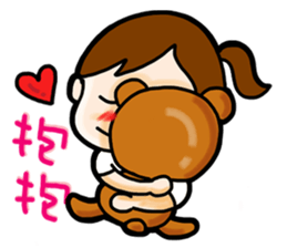 Sling Pant Girl-PANPAN sticker #4918383