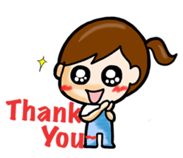 Sling Pant Girl-PANPAN sticker #4918386