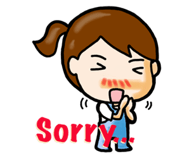 Sling Pant Girl-PANPAN sticker #4918388