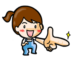 Sling Pant Girl-PANPAN sticker #4918393