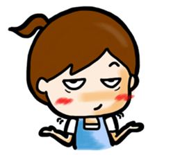 Sling Pant Girl-PANPAN sticker #4918394