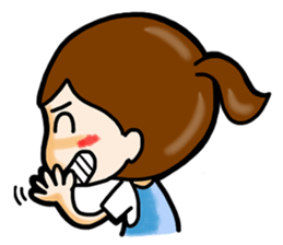 Sling Pant Girl-PANPAN sticker #4918395