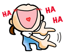 Sling Pant Girl-PANPAN sticker #4918396