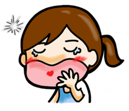 Sling Pant Girl-PANPAN sticker #4918400