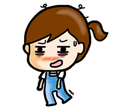 Sling Pant Girl-PANPAN sticker #4918404