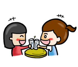 Sling Pant Girl-PANPAN sticker #4918409