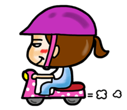 Sling Pant Girl-PANPAN sticker #4918420