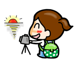 Sling Pant Girl-PANPAN sticker #4918421