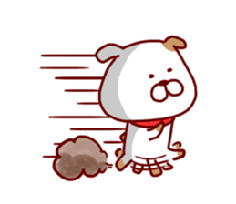 Pet dog-Bow- sticker #4919411