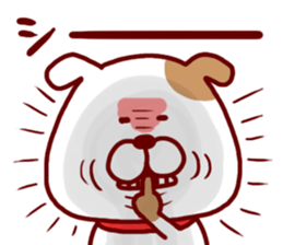 Pet dog-Bow- sticker #4919416