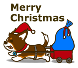 Love Corgi (Cute tricolor) sticker #4919610