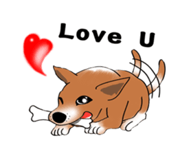 Taiwan Mix Dog-Toffee sticker #4919821