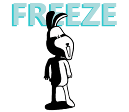 Freedom Bunny sticker #4920552