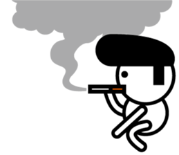 2 frame manga sticker #4921079