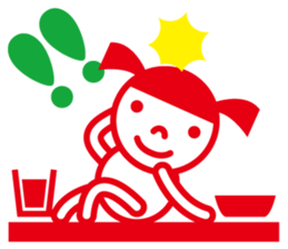 2 frame manga sticker #4921081