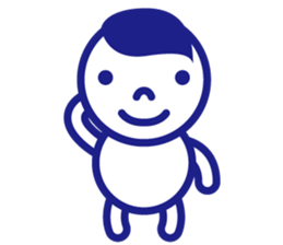 2 frame manga sticker #4921094