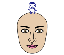 2 frame manga sticker #4921099