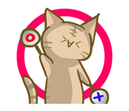 crazy for cat sticker #4921673