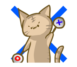 crazy for cat sticker #4921674