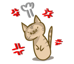 crazy for cat sticker #4921675