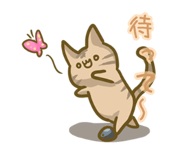 crazy for cat sticker #4921692