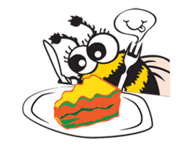 Bug & Bee ... Be Happy sticker #4921704