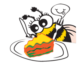 Bug & Bee ... Be Happy sticker #4921704