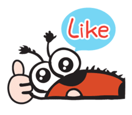 Bug & Bee ... Be Happy sticker #4921705