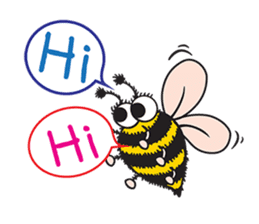 Bug & Bee ... Be Happy sticker #4921706