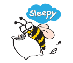 Bug & Bee ... Be Happy sticker #4921710