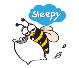 Bug & Bee ... Be Happy sticker #4921710