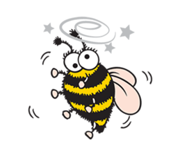 Bug & Bee ... Be Happy sticker #4921712