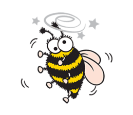 Bug & Bee ... Be Happy sticker #4921712