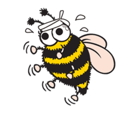 Bug & Bee ... Be Happy sticker #4921713