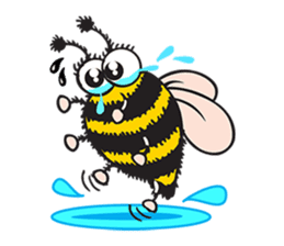 Bug & Bee ... Be Happy sticker #4921714