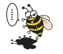 Bug & Bee ... Be Happy sticker #4921716