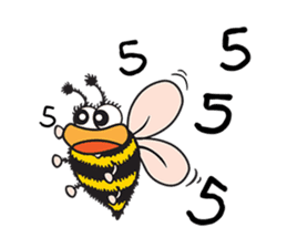 Bug & Bee ... Be Happy sticker #4921717