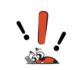 Bug & Bee ... Be Happy sticker #4921720