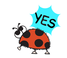 Bug & Bee ... Be Happy sticker #4921727