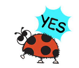 Bug & Bee ... Be Happy sticker #4921727