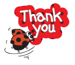 Bug & Bee ... Be Happy sticker #4921728